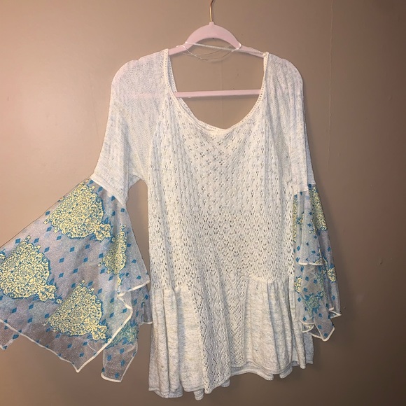 Free People flutter sleeve top - Picture 3 of 8